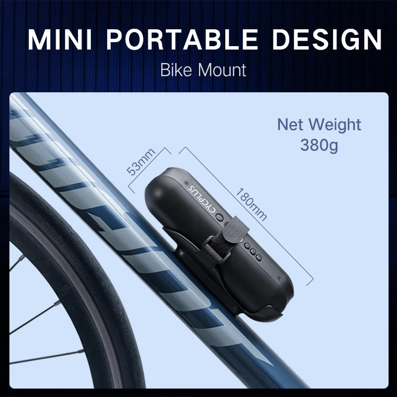 CYCPLUS Electric Bike Pump High Pressure Portable Inflator Power Bank Hand Pump for Car Tyre MTB Foot Ball Bicycle Accessories
