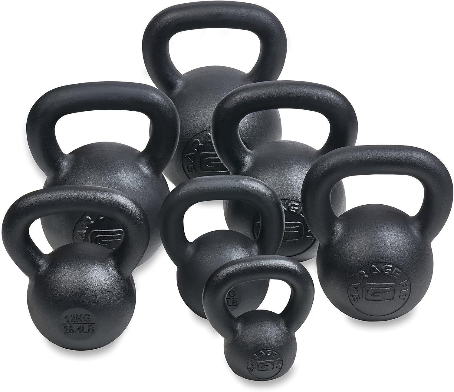 Kettlebells for Crossfit with LB and KG Markings (20Kg / 44 Lbs)